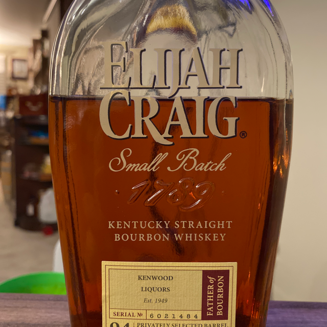Elijah Craig Small Batch Kenwood Liquors Exclusive