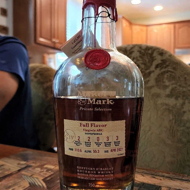 Maker's Mark Private Selection Full Flavor Virginia ABC