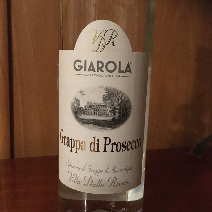 Grappa di Prosecco Villa Della Rovere