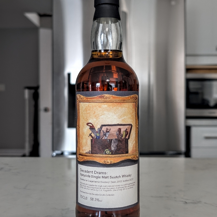 Decadent Drams Craigellachie 2005 20 Year Single Malt Scotch Whisky