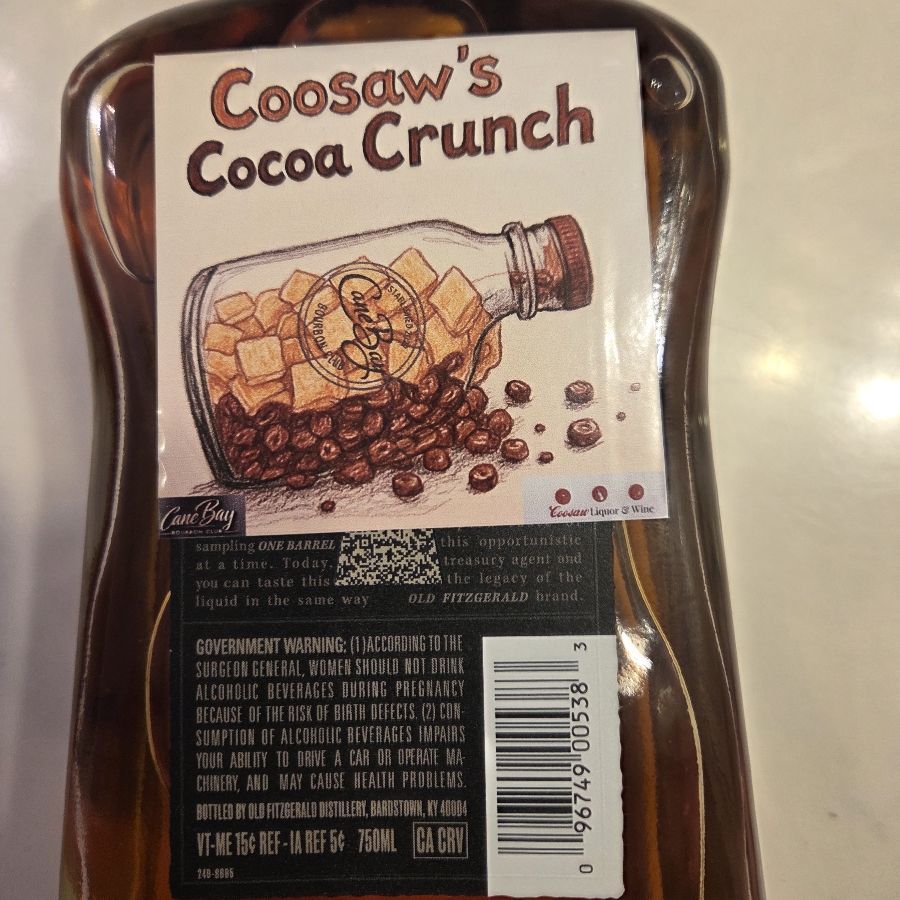 Larceny Single Barrel (Coosaw Cocoa Crunch) Rickhouse AA Floor 3