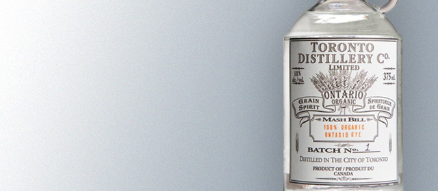 Toronto Distillery Co Organic Ontario Rye