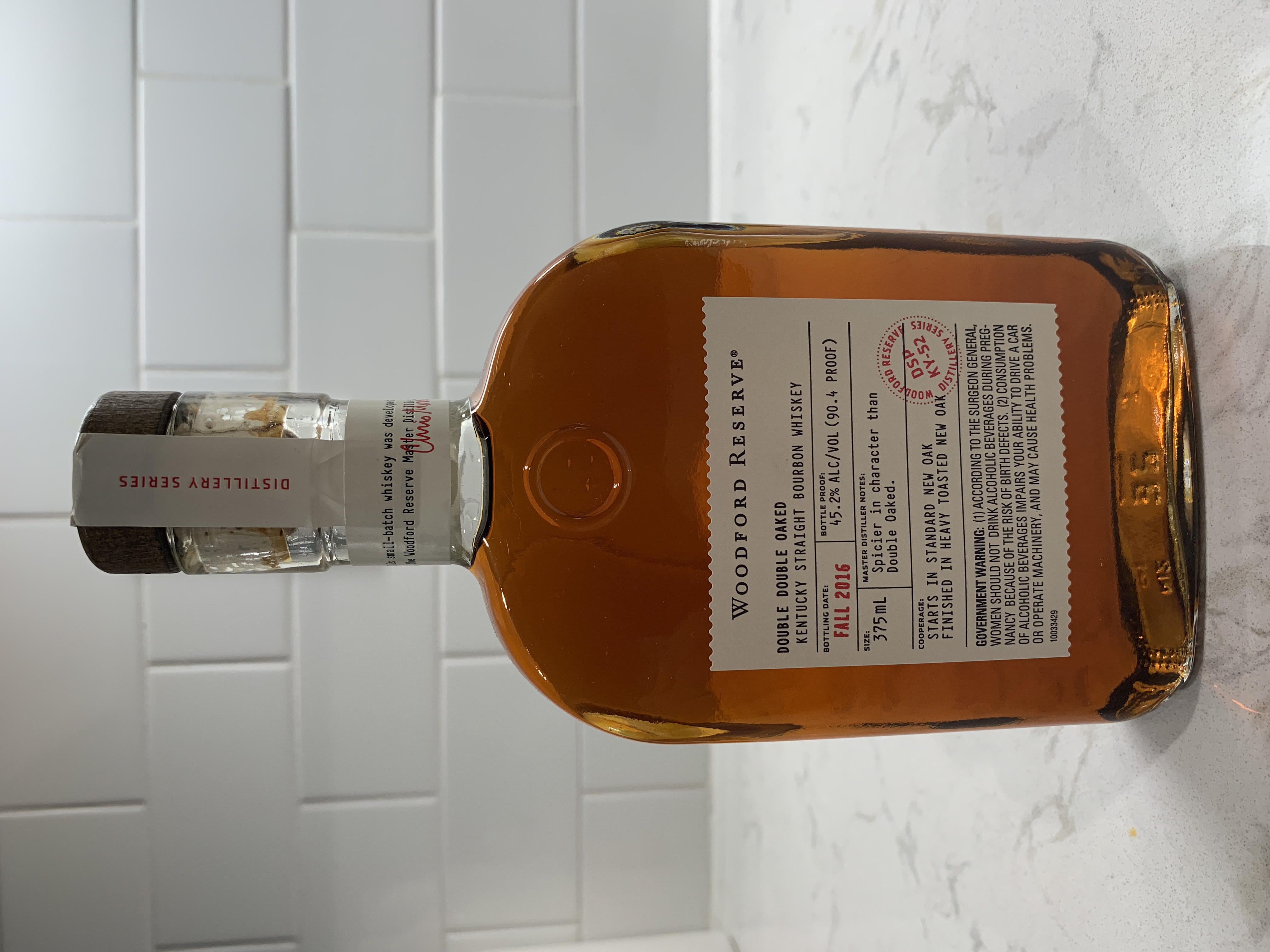 Woodford Reserve Distillery Series Double Double Oaked (Fall 2016)
