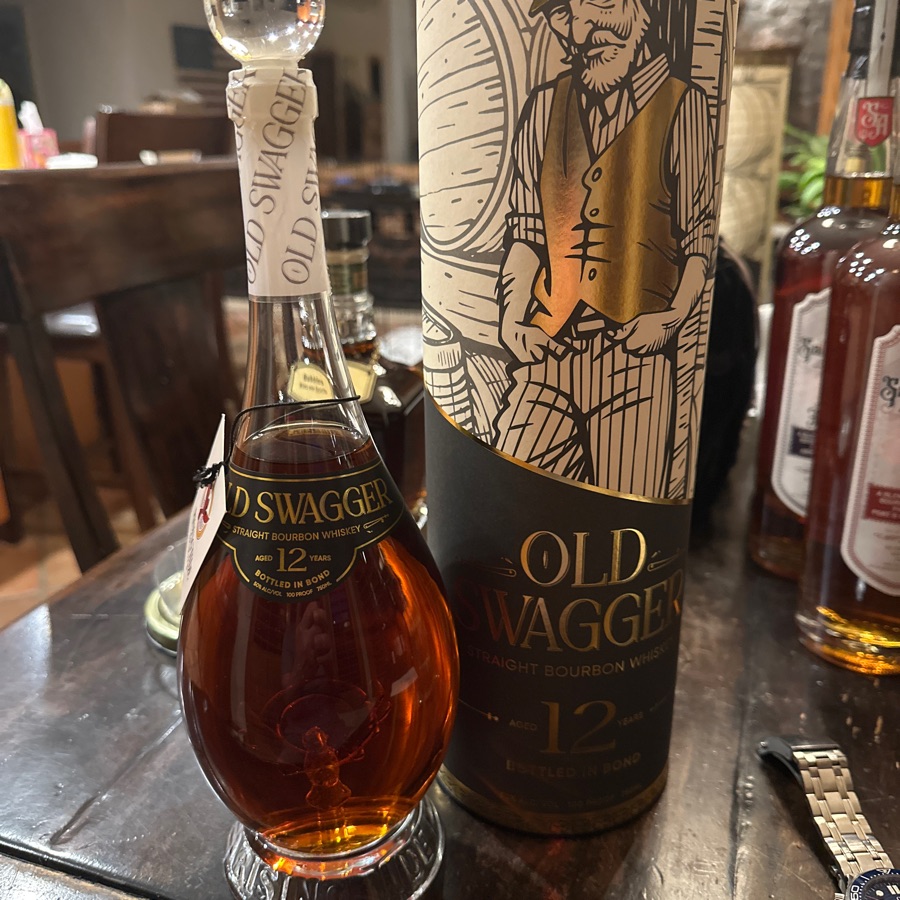 Rising Tide Spirits Old Swagger Straight Bourbon Whiskey Bottled in Bond