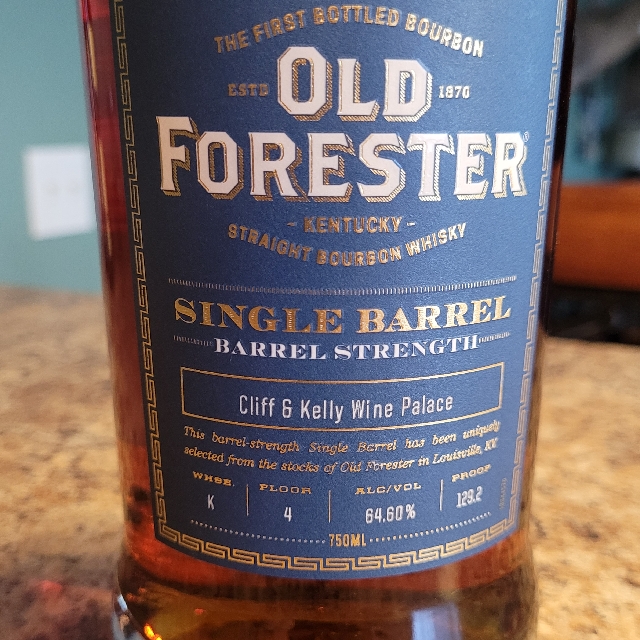 Old Forester Single Barrel Wine Palace