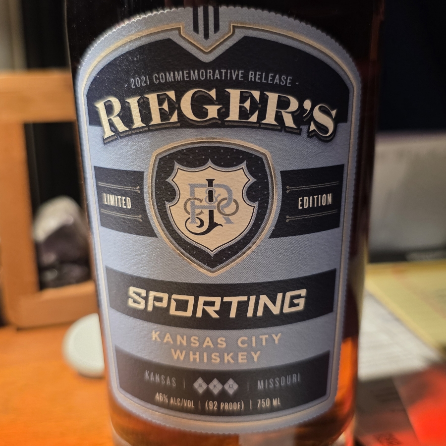 Rieger's Sporting Kansas City Whiskey  2021