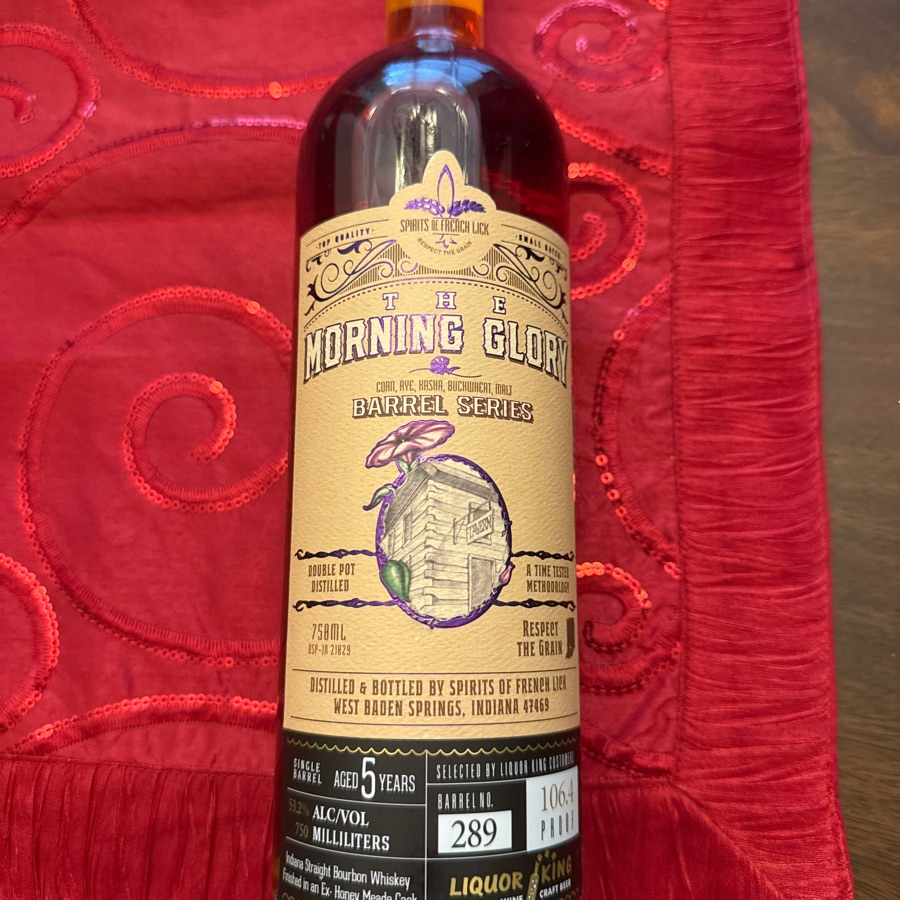 The Spirit of French Lick The Morning Glory Indiana Straight Bourbon Whiskey - Liquor King Pick