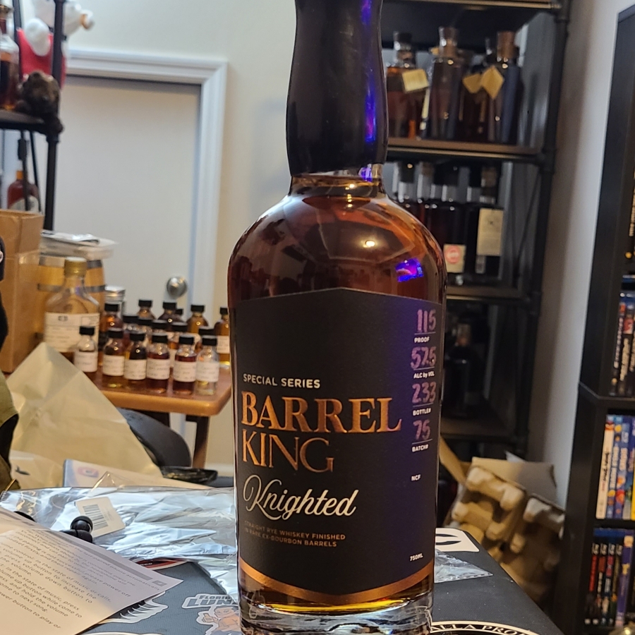 Barrel King Knighted Rye Finished in Willett and Stagg Barrels