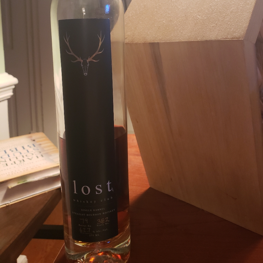Lost Whiskey Club Cask Wheat Black Gold Antler (Barrel #79 Story #382)