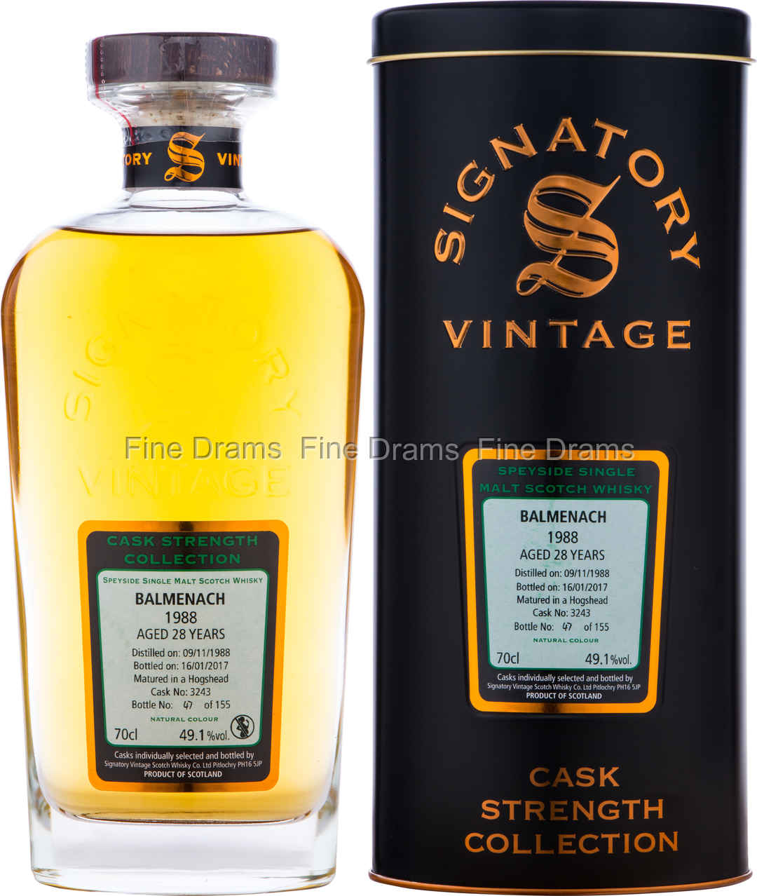 Balmenach 28 year 1988 Cask Strength Collection (Signatory)