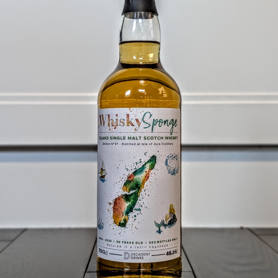 Whisky Sponge Jura 1994 30 Year Single Malt Scotch Whisky