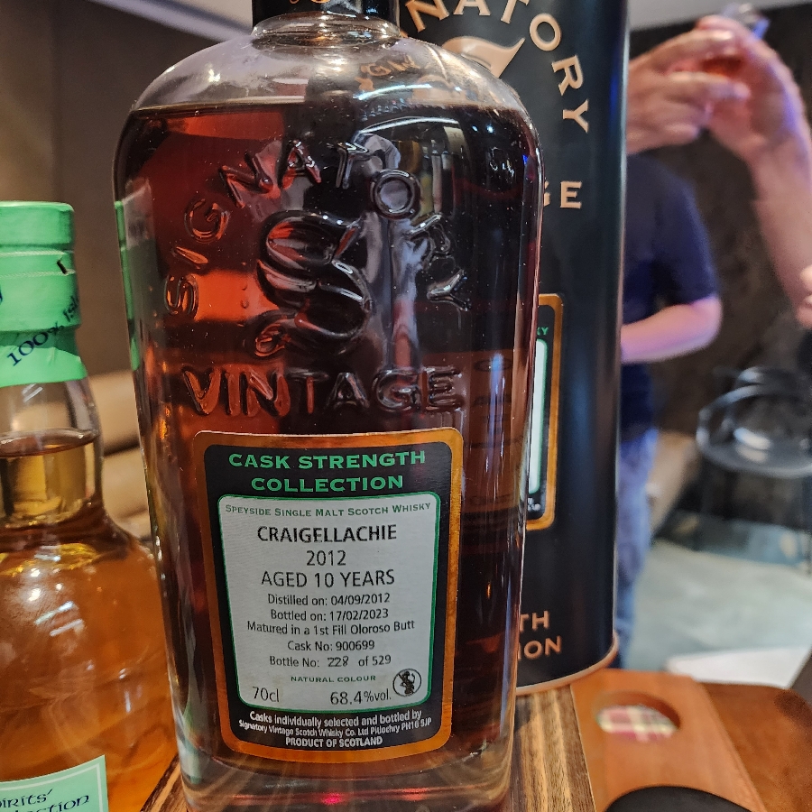 Craigellachie 2012 Signatory Vintage Cask 900699