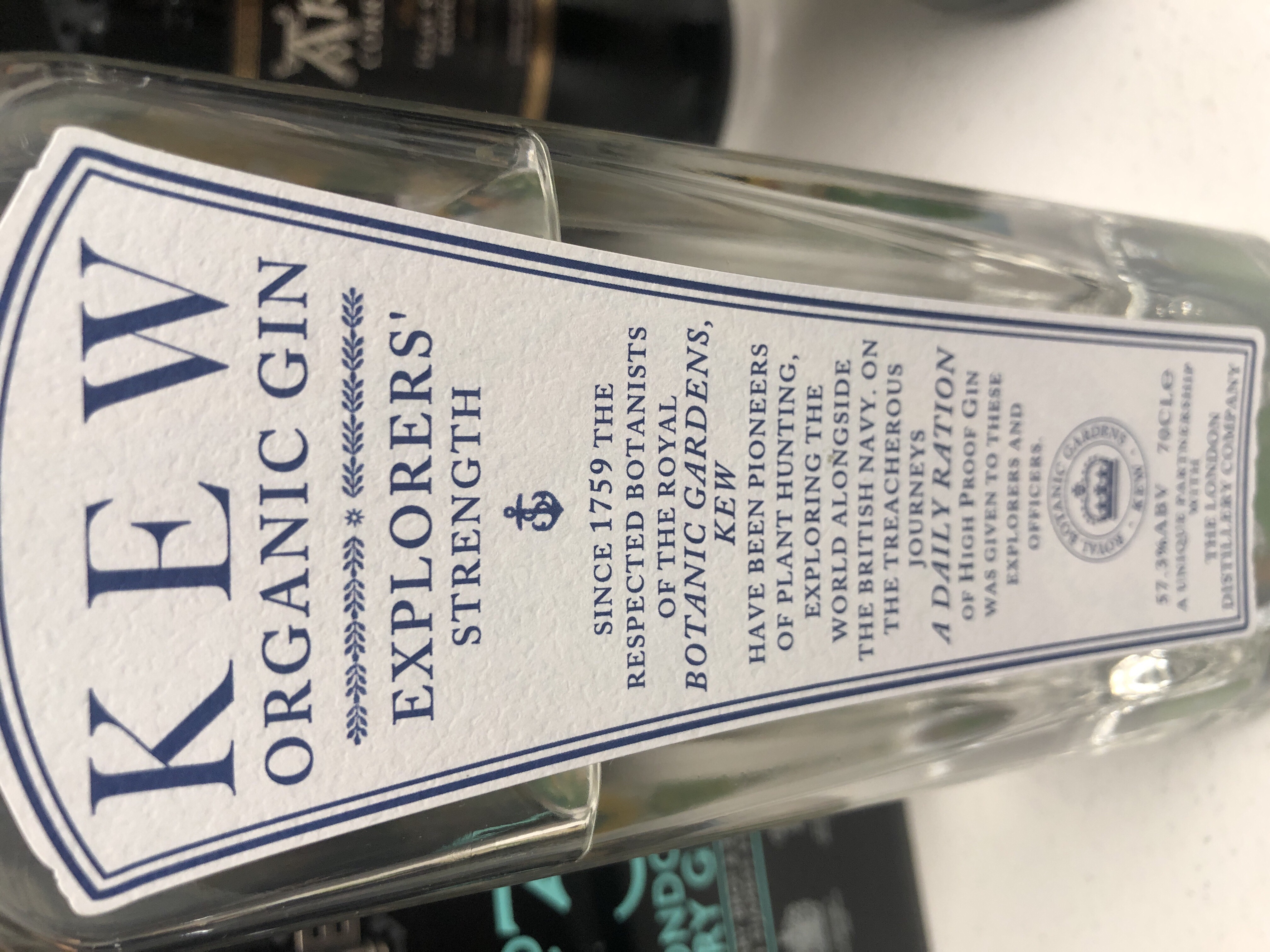 Kew Organic Gin Explorer's Strength