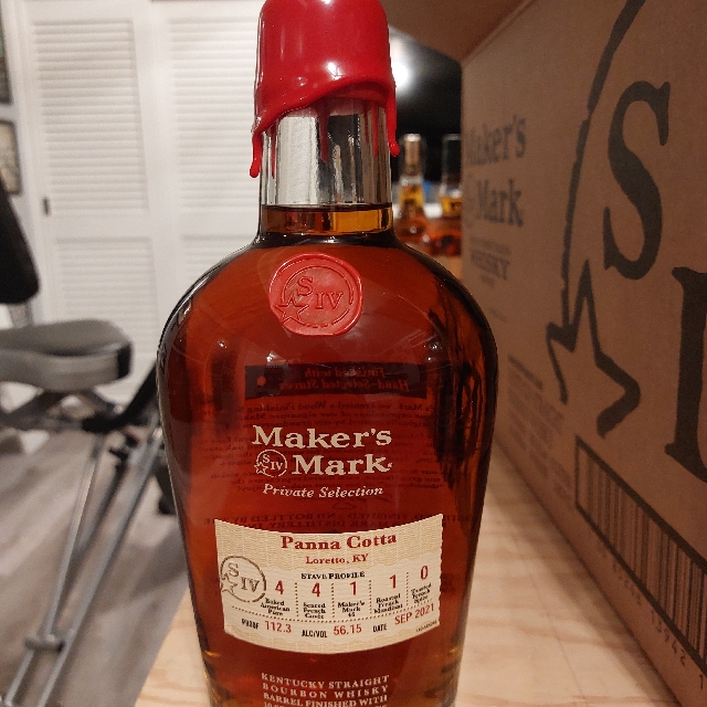 Maker's Mark Private Selection Panna Cotta