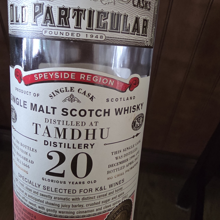 Tamdhu Old Particular 2017 20 yr