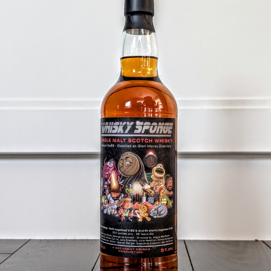 Whisky Sponge Glen Moray 1990 & 1991 32 Year Single Malt Scotch Whisky