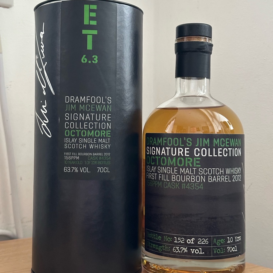 Dramfool's Jim McEwan Signature Collection Octomore ET 6.3 2012