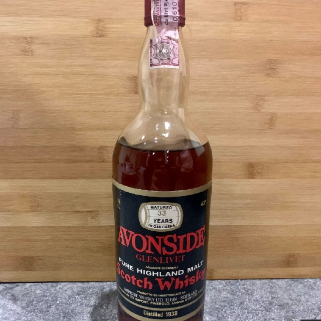 Avonside-Glenlivet 1938, 33 Years old