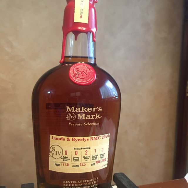Maker's Mark Private Selection Lunds & Byerlys KMC 2020