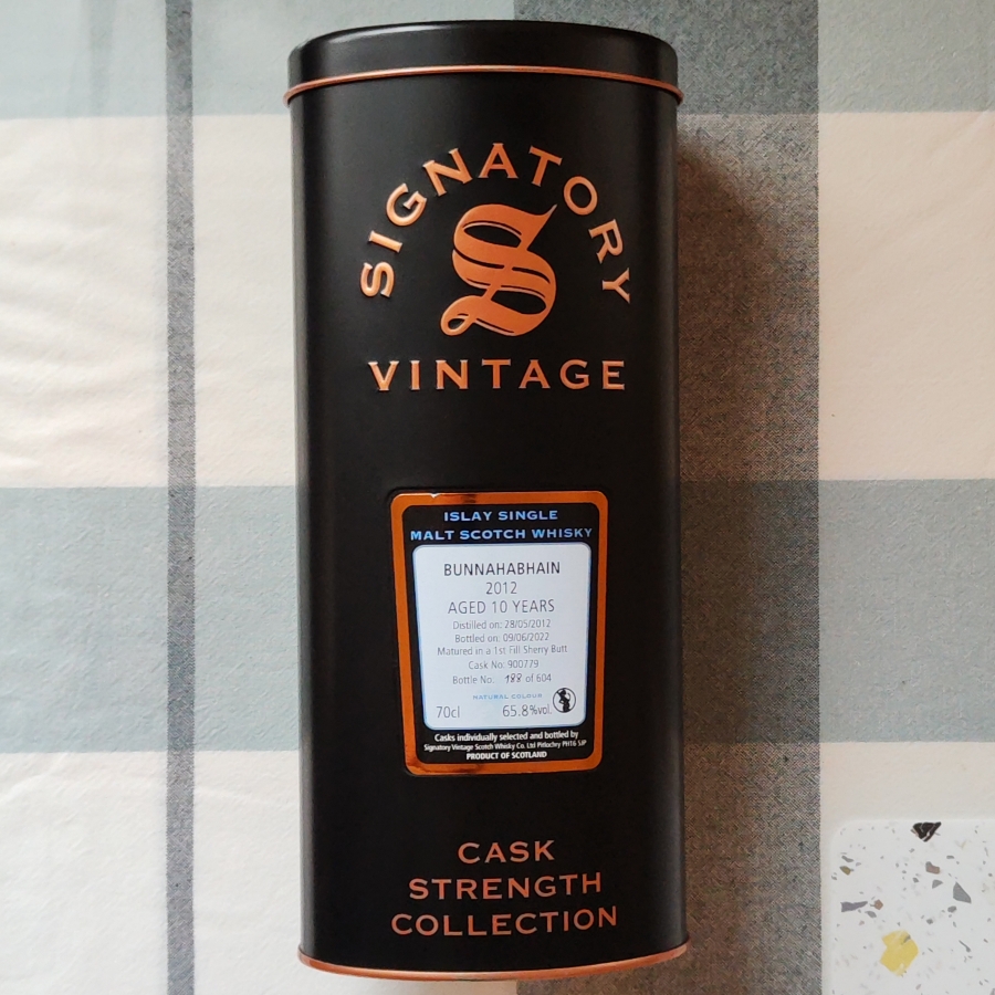 Bunnahabhain 2012 Signatory Vintage 10 cask strength