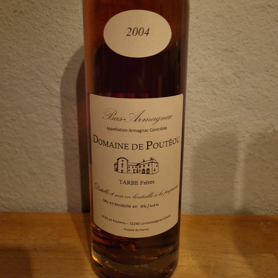 Domaine De Pouteou Tarbe Freres Bas Armagnac 2004
