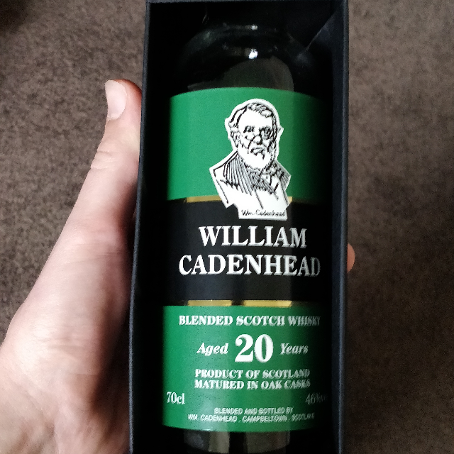 William Cadenhead 20 Year Blended Scotch