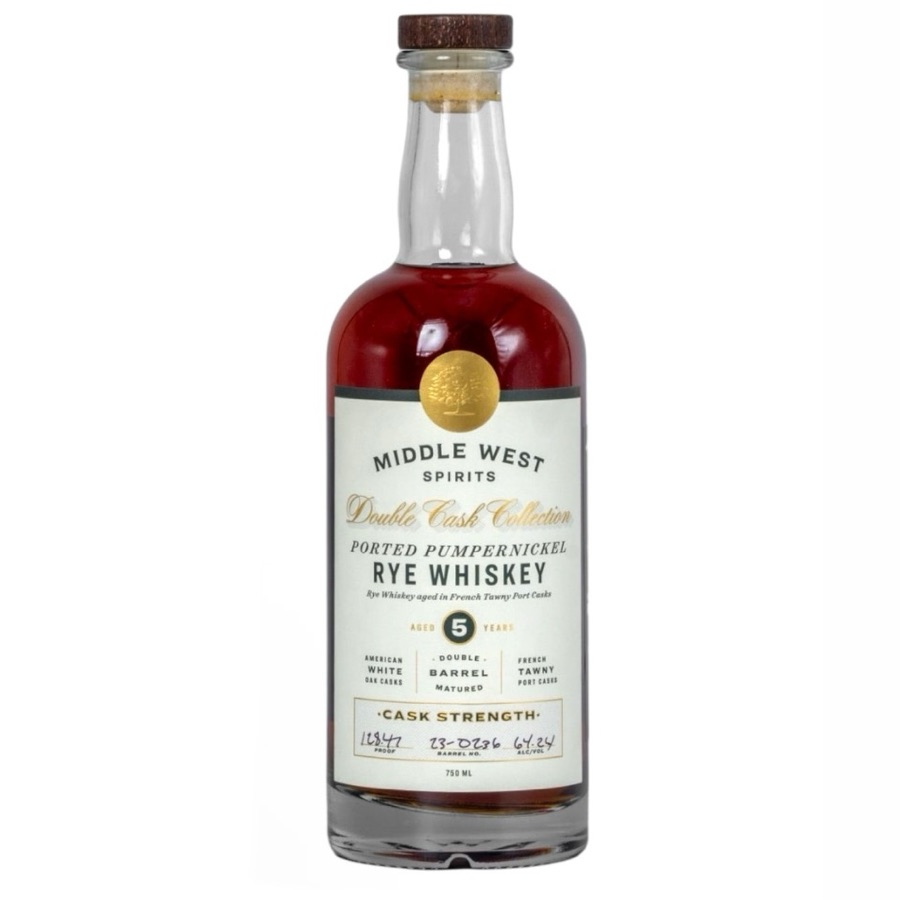 Middle West Spirits Ported Pumpernickel Single Barrel Rye, Double Cask