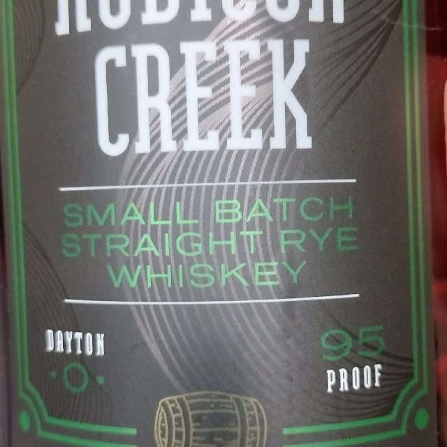 Rubicon Creek Small Batch Straight Rye Whiskey