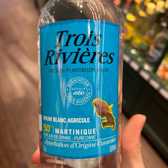 Trois Rivières Rhum Blanc Agricole 50%