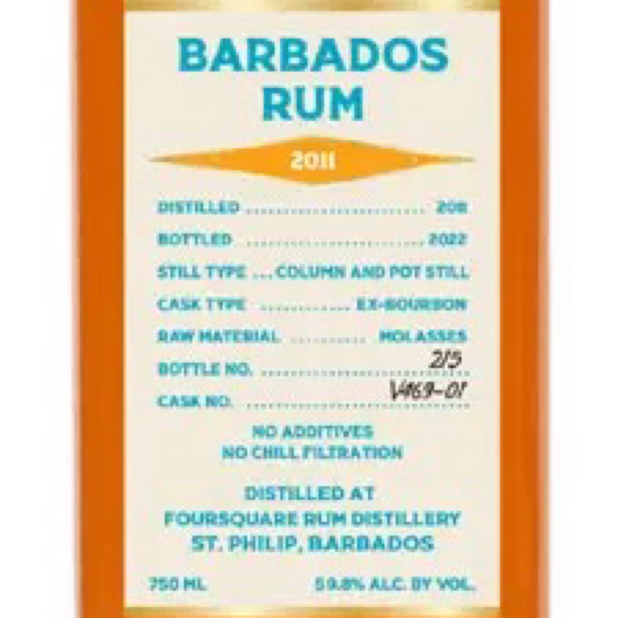 Down Island Barbados Rum 2011