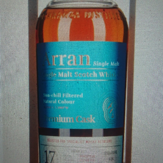 Arran 2003, 17 year old, Cask #34 1st fill