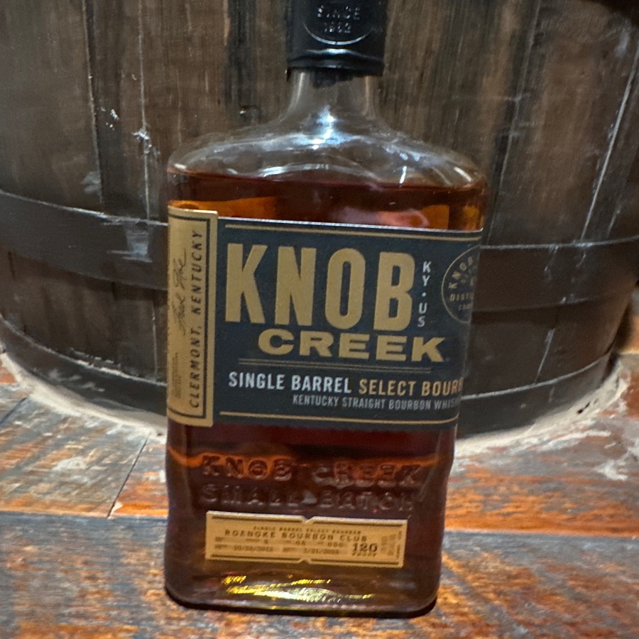 Knob Creek Single Barrel Select Bourbon - Roanoke Bourbon Club - Caramel Hard Candies