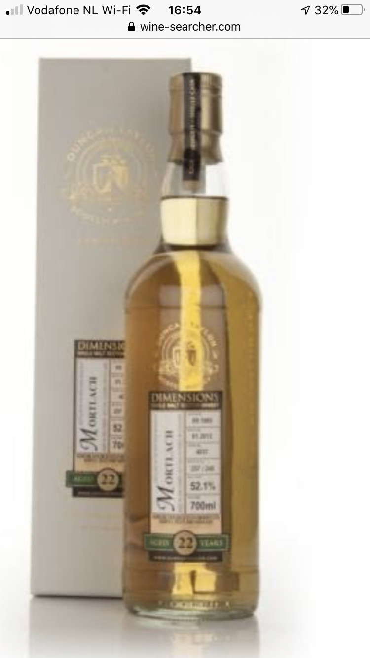 Mortlach 1989 22 Year Dimensions (Duncan Taylor)