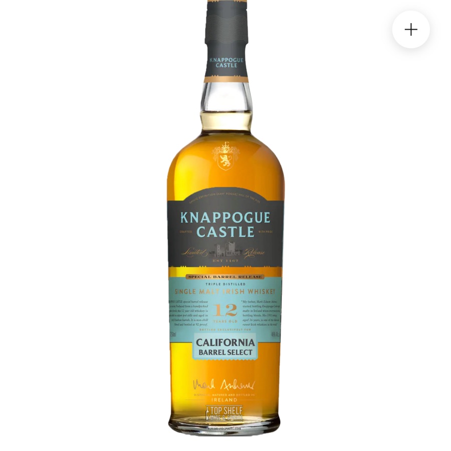 knappogue castle 12 year California Barrel Select
