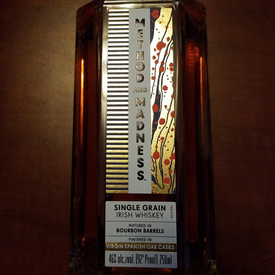 Mrthod and Madness Single Grain Irish Whiskey