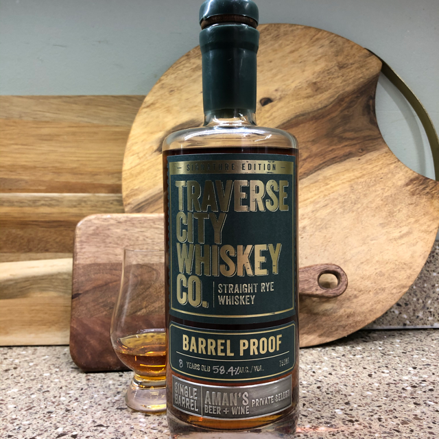 Traverse City Whiskey Co. Barrel Proof Single Barrel Rye (Aman's Store Pick)