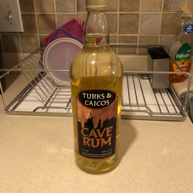 Cave Rum from turks & caicos