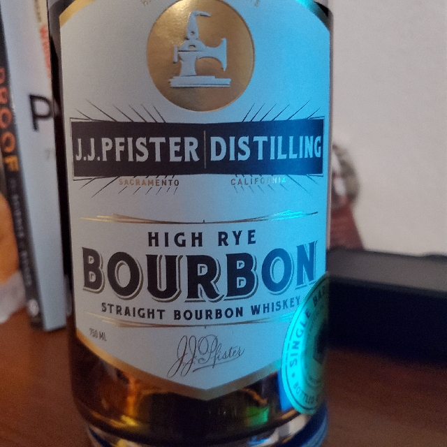 J.J. Pfister High Rye Bourbon