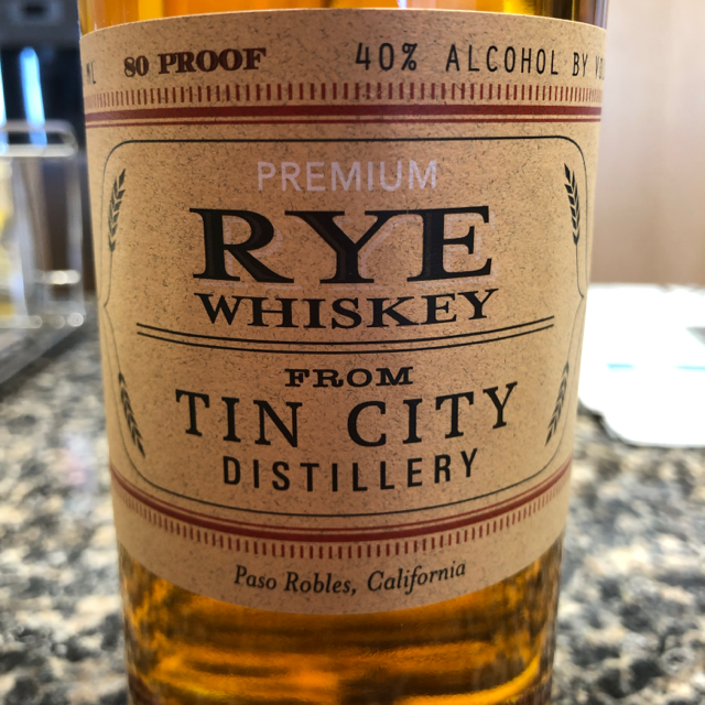 Tin City Rye Whiskey