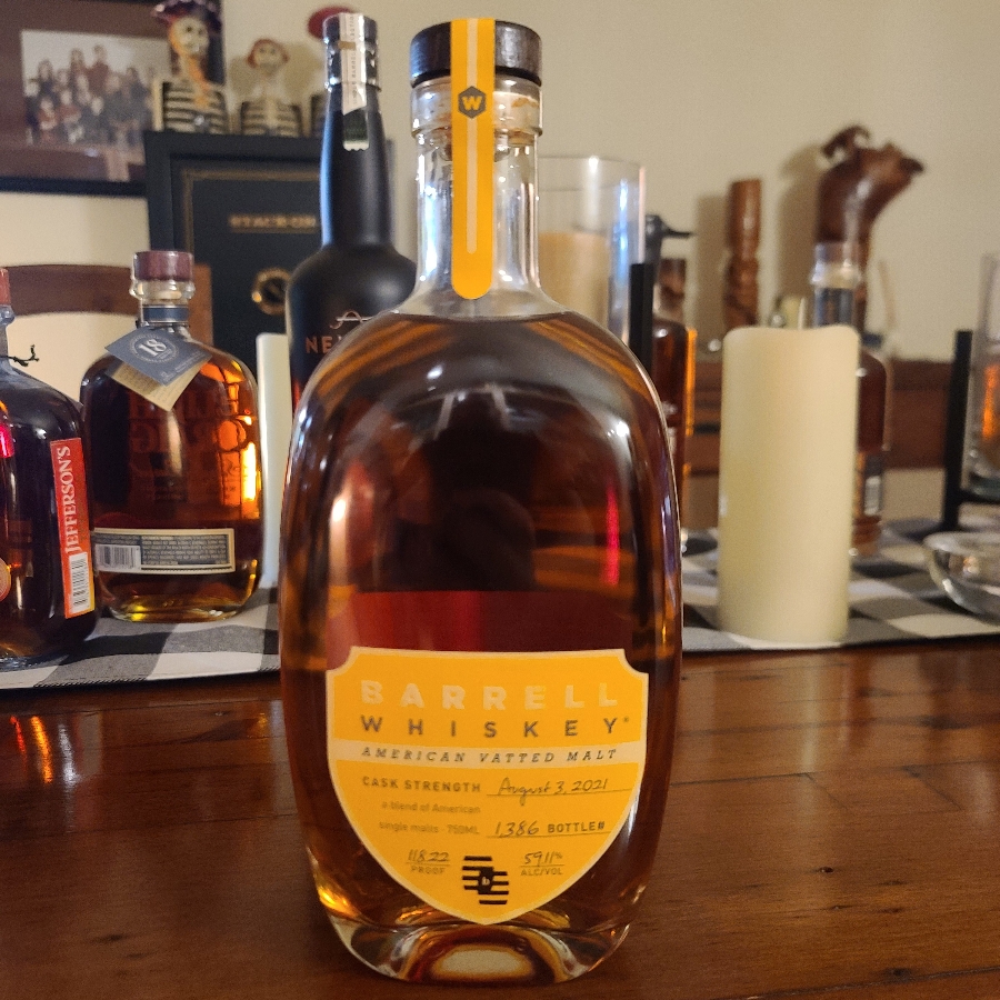 Barrell American Vatted Malt Cask Strength August 3rd, 2021