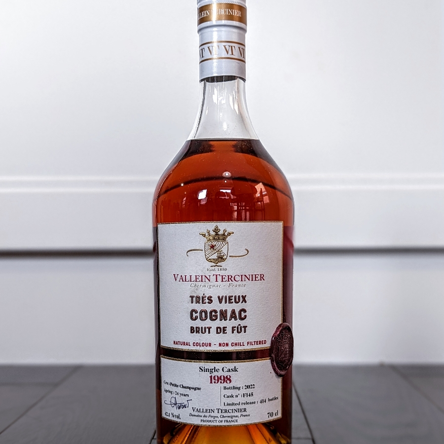 Vallein Tercinier Brut de Fut 1998 Single Cask Cognac