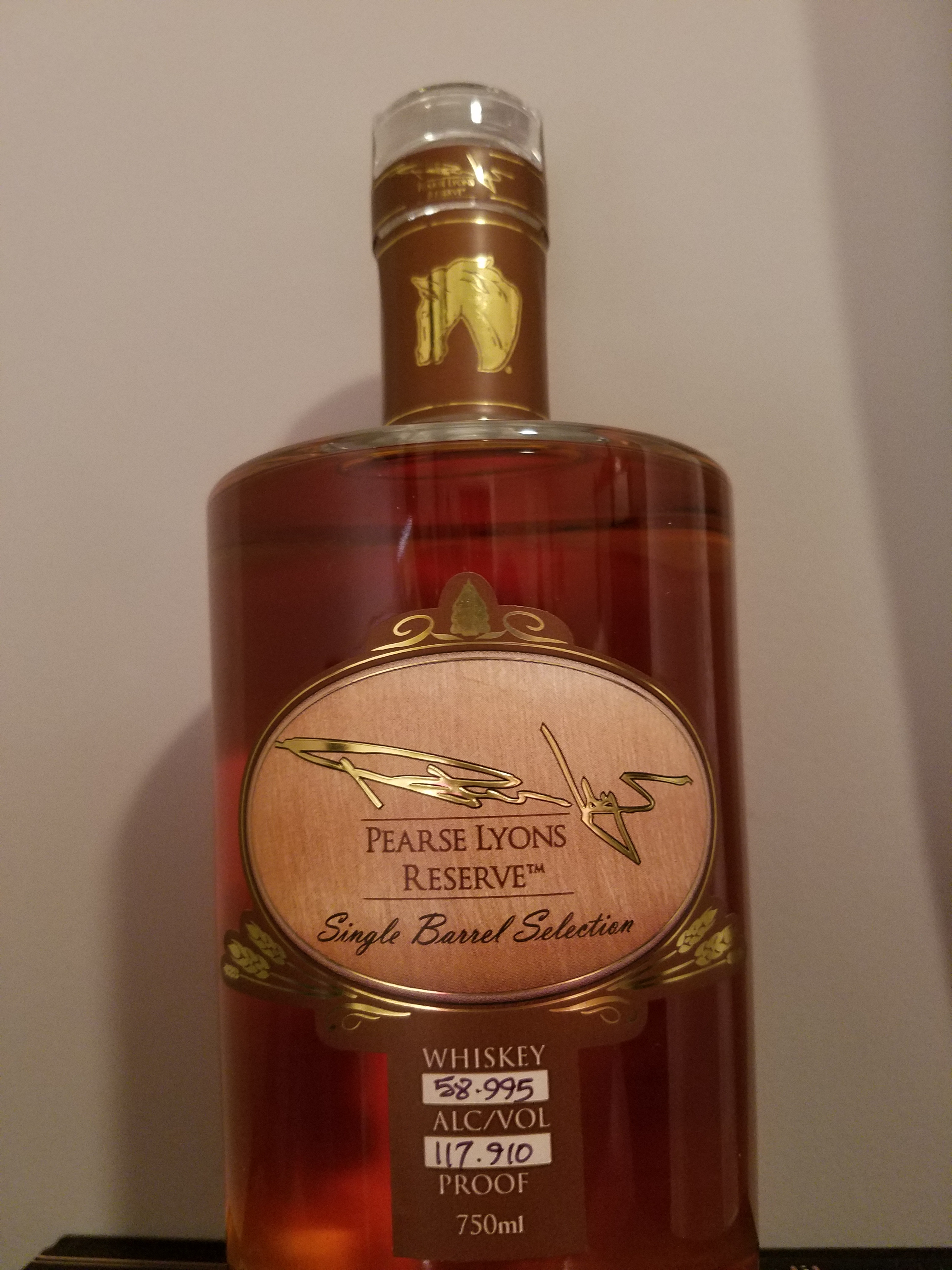 Pearse Lyons reserve single barrel selection
