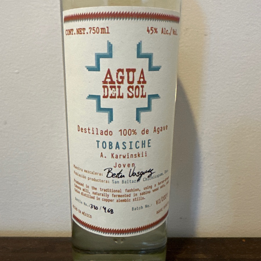Agua Del Sol Tobasiche Joven
