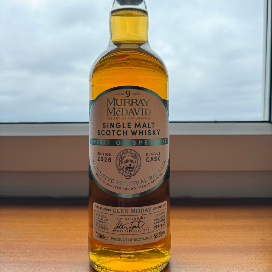 Murray McDavid Glen Moray 9yr Exclusive Festival Release