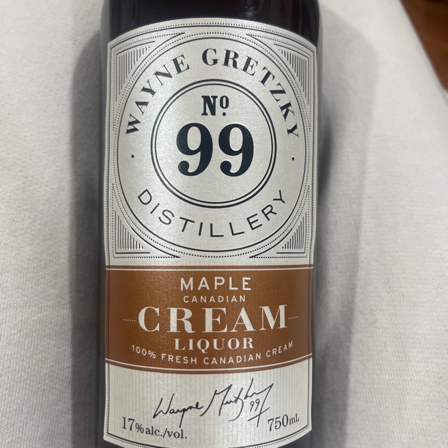 Wayne Gretzky maple Canadian cream