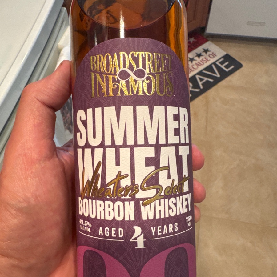 Broadstreet Infamous Summer Wheat Wheater's Select Bourbon Whiskey