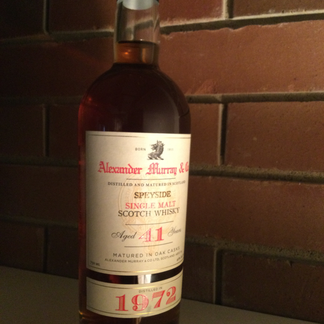 Alexander Murray & Co 1972 41 Year Speyside