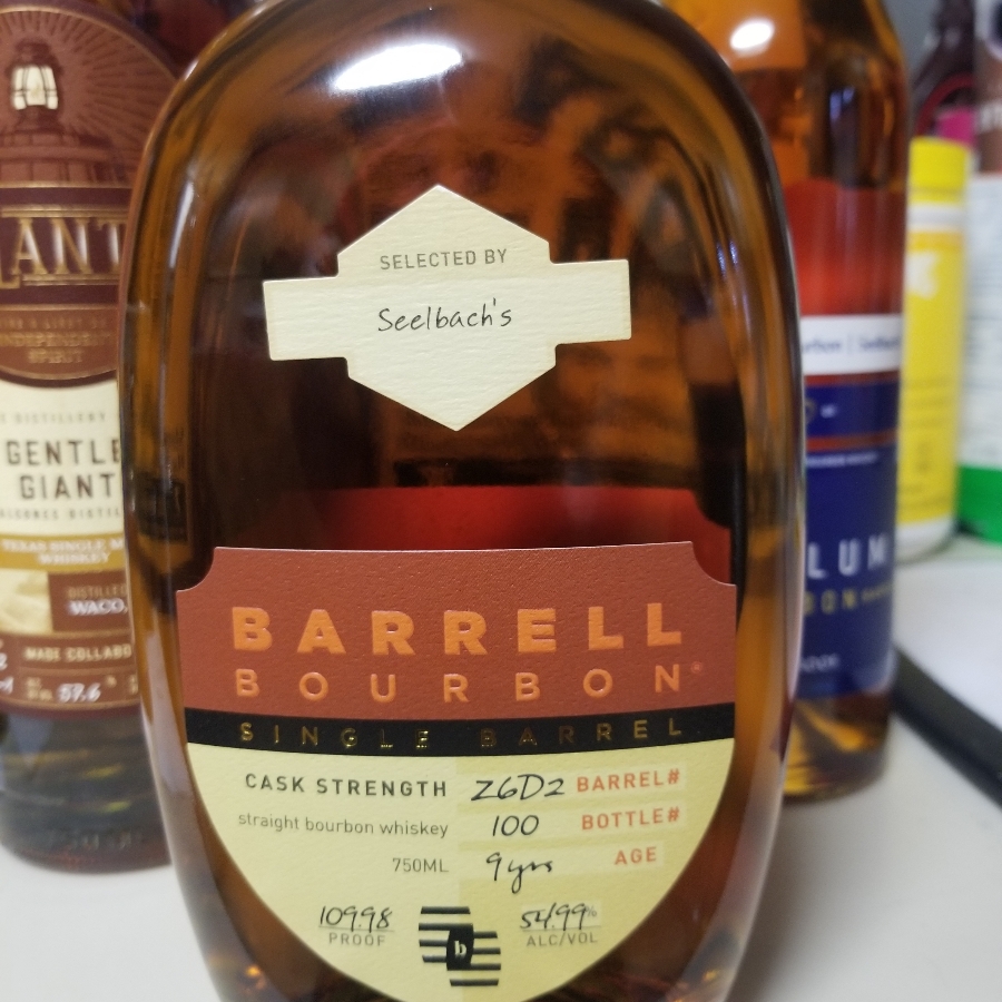 Barrel Bourbon single barrel cask strength z6d2