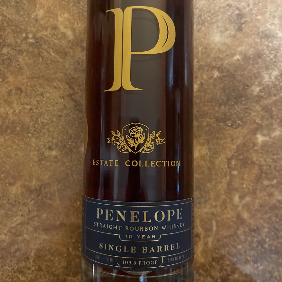 Penelope Straight Bourbon Whiskey 10 Year Single Barrel (2024 Estate Collection) - 109.8 Proof - Missouri Select