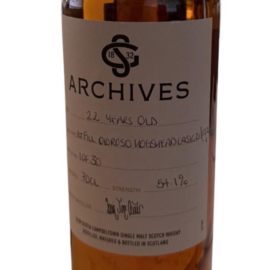 Glen Scotia Archives 22 years (Cask 21/177)